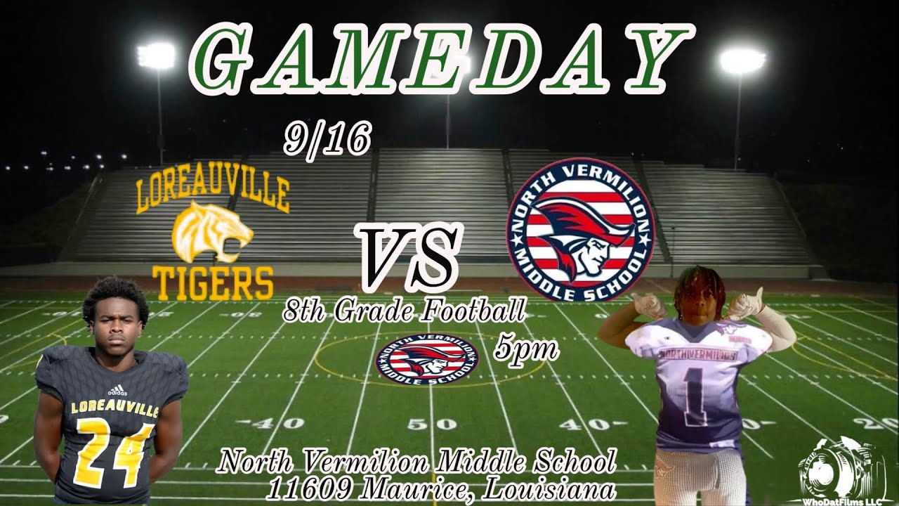 8th Grade North Vermilion Middle Patriots Vs 8th Grade Loreauville 8th Grade North Vermilion Middle Patriots Vs 8th Grade Loreauville