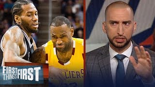 Nick Wright on what LeBron to Lakers means for Kawhi, PG13 on OKC | NBA | FIRST THINGS FIRST