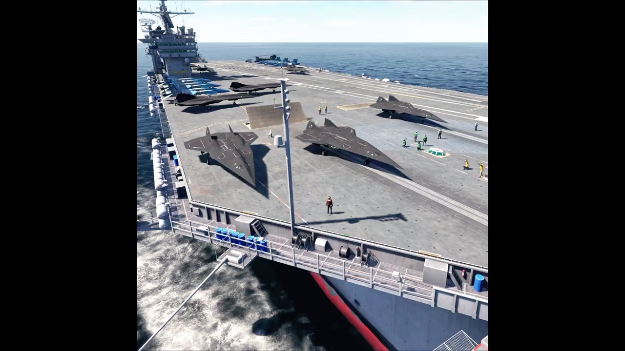 Rare SR-72 Darkstar Catapult-Assisted Takeoff from US Aircraft Carrier in Flight Simulator!