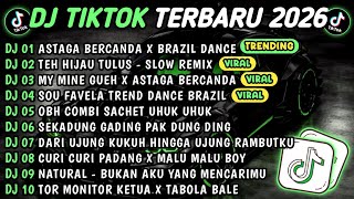 DJ TIKTOK TERBARU 2026🎵ASTAGA BERCANDA X BRAZIL DANCE🎵TEH HIJAU TULUS - SLOW REMIX 🔥