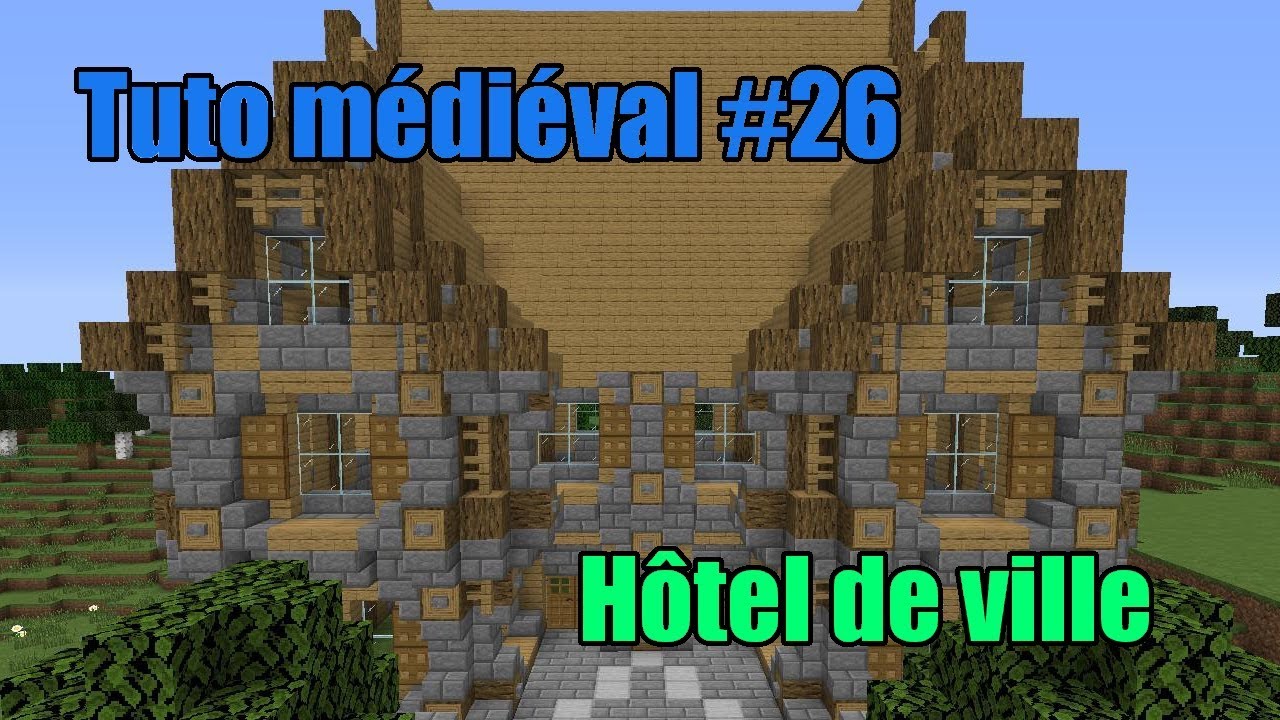 Minecraft - Construire un village médiéval de A à Z #26 - Hôtel de