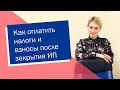 Как оплатить налоги и взносы после закрытия ИП (ИП/РФ)