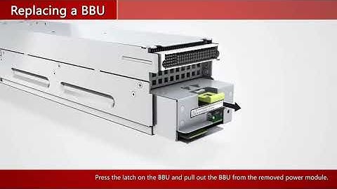 Huawei OceanStor Dorado NAS Unit Replacing a BBU (CRU)