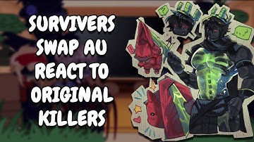 Forsaken Survivors (SWAP AU) React To Original Killers || Gacha React