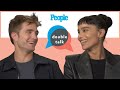 Robert Pattinson &amp; Zoë Kravitz on Tackling Iconic Roles in &#39;The Batman&#39; | Double Talk | PEOPLE