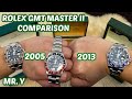 ROLEX 2005 - 2013 GMT Master II Comparison | Worth the investment???