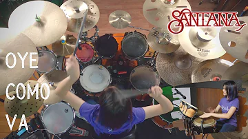 Santana ~ Oye Como Va | Drum & Percussion cover by Kalonica Nicx