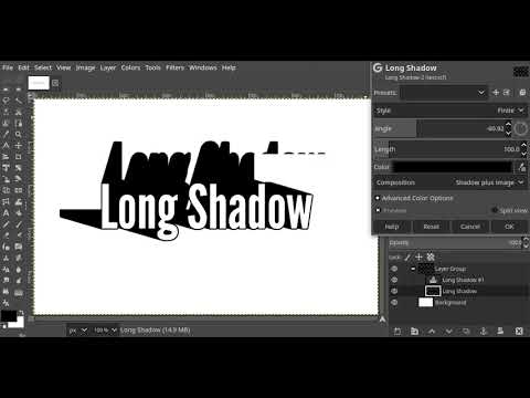 gimp 2 10 6 long shadow