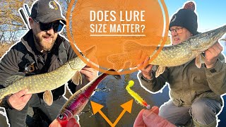 Does Lure Size Matter? Winter Pike Fishing!