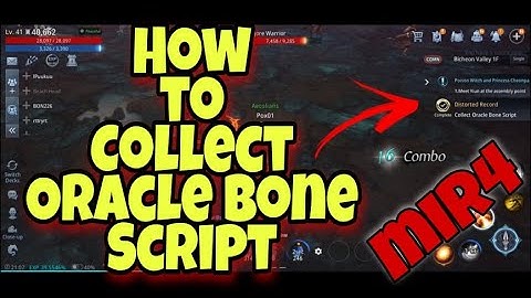 MIR4 | How to collect oracle bone script