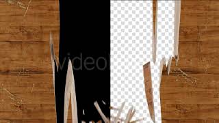 Wooden Wall Smash | Motion Graphics - Envato elements