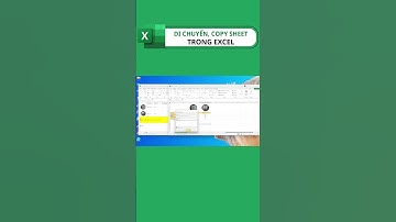 Excel | DI CHUYỂN, COPY SHEET trong EXCEL #shorts