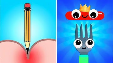 Tricky Brain Story vs Fork N Sausage 🧠🌭🍴 MAX LEVEL Gameplay Walkthrough (Android iOS) LM4QNZ