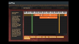 SwarPlug 4 VST Plugin: The Keymaps Panel screenshot 5