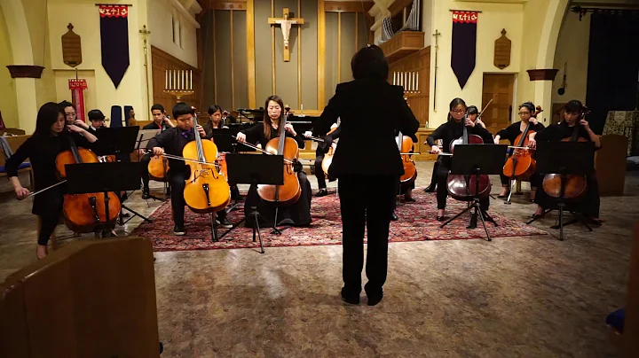 Cello ensemble - What Child is This. Arr. Mark Mul...