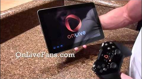OnLive Wireless Controller Running on Galaxy Tab via Android - Lag Test