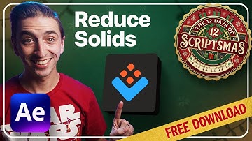 Consolidate Your Solids Folder INSTANTLY | Free After Effects Script