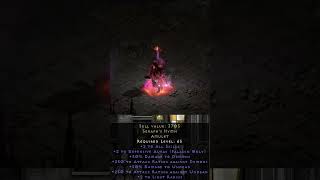 GRIM REAPER (Unique) is INSANE ON WARLOCK #diablo2resurrected #gaming #shorts