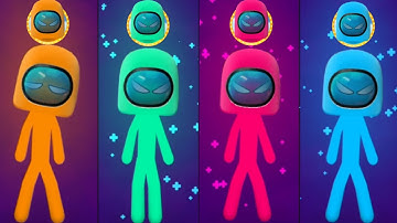 AMONG US stickman GAME - android GAMEPLAY walkthrough - STICKMAN party 2021 😜😜😜