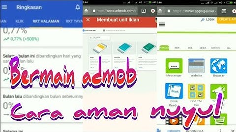 Cara Nuyul main admob dengan aman
