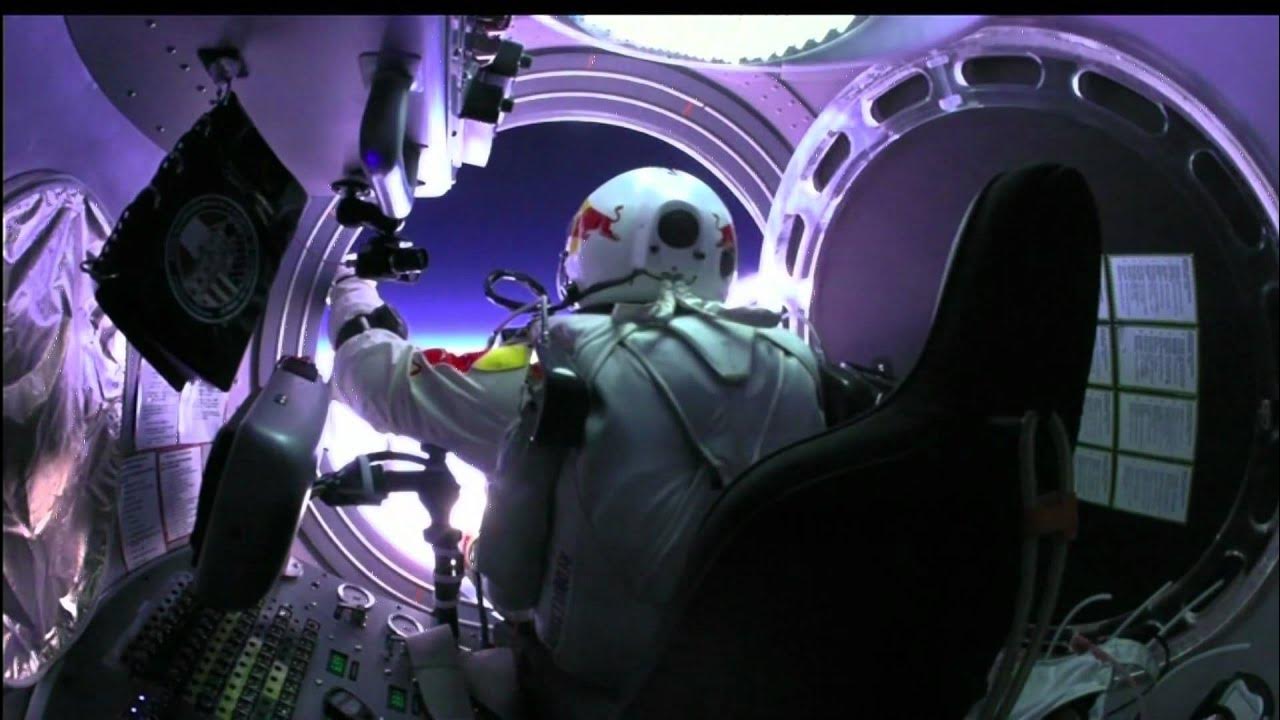 The edge of space. Felix baumgartner space jump. межпланетный прыжок. концерт в стратосфере.