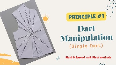 #Basic Dart Manipulations by  (#Slash & Spread  and  Pivot Methods. #Sewing tips