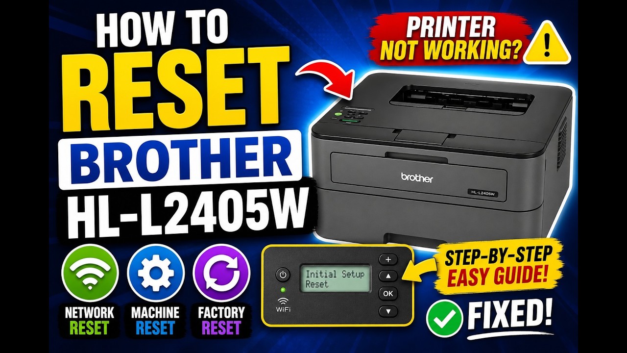 Brother HL-L2405W not printing