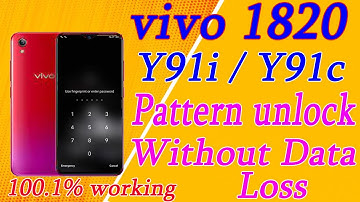 How unlock Vivo Y91C 1820 Without Data Loss // Vivo Y91i 1820 Unlock Without Data Loss in Hindi 🔥🔥🔥💯