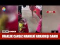 Ufaklık cansız mankeni arkadaşı sandı!