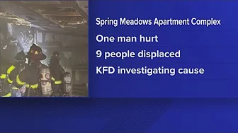 KFD: One person hospitalized after fire at North Knoxville apartment complex