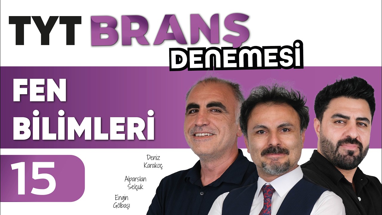 TYT Fen Bilimleri Branş Denemesi Çözümü | 15. Deneme | Ephesus Akademi