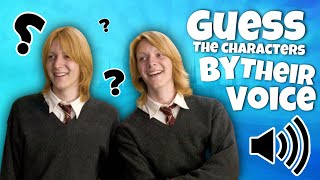 Guess the Harry Potter Characters Voice