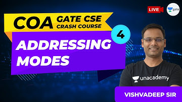 COA | Addressing Modes | Lec 4 | GATE CSE/IT 2021 Crash Course