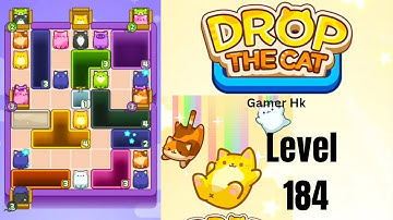 Drop The Cat Level 184 hard level Walkthrough Solution 
