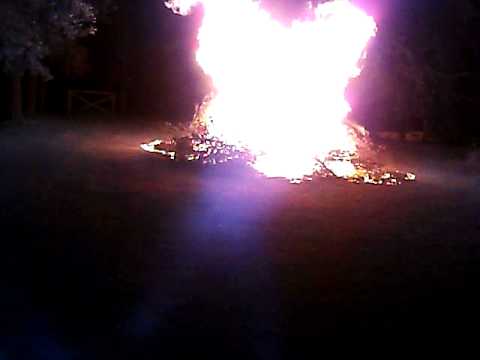Big Bonfire Explosion