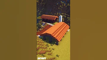 Barnyard in the Hills built by @mountndewd | Minecraft Timelapse