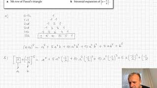 M312-03 The binomial expansion – Binomial expansions – Example 2