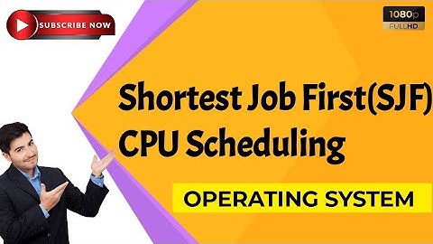Shortest Job First CPU Scheduling|SJF|operating system Malayalam