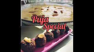 Puja special pumpkin kheer and chocolate coconut laddu I Monalishas recipes