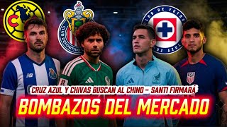 ✅️FICHAJES CONFIRMADOS: CHINO HUERTA y BRANDON regresan a MÉXICO. SANTIAGO FIRMARÁ AMÉRICA hará esto