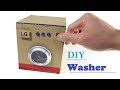 How To Make Mini Washing Machine -  DIY mini Toy washer