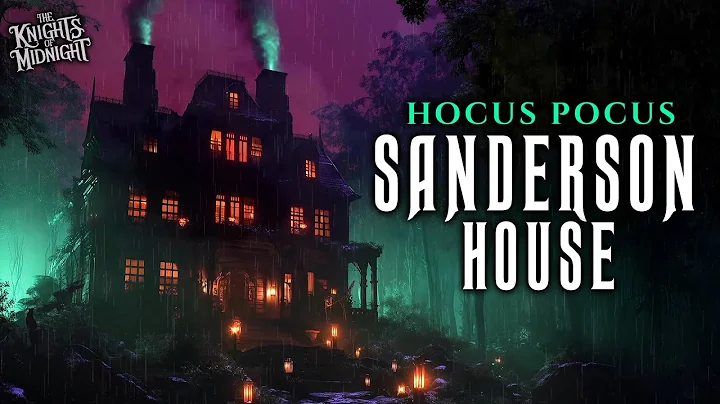HOCUS POCUS Ambience 🌙 Sanderson House Spooky Music & Rain