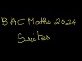 Corrig de lexercice 1 suites maths bac 2024