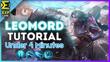 4-Minute Leomord Tutorial in Jungle || (MLBB S35) 2025