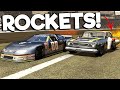 We Raced NASCAR Stock Cars with Rockets?! - BeamNG Multiplayer Mod Gameplay