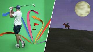 Playing Normal Golf Game & Ocarina of Time's Dodongo's Cavern