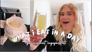 Laver ingefærshots og bliver rask? // what i eat in a day