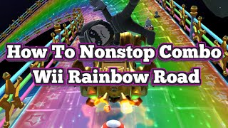 Mario Kart Tour - Wii Rainbow Road - Nonstop Combo  - Space Tour