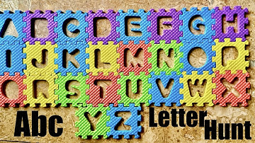 ABC Alphabet letters scavenger hunt game A to Z | Learn ABC with abc puzzle search game | Abc puzzle