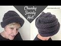 Chunky Swirly Hat with Knitcrate - Vintage Knitting Patterns - Easy Knitted Hat